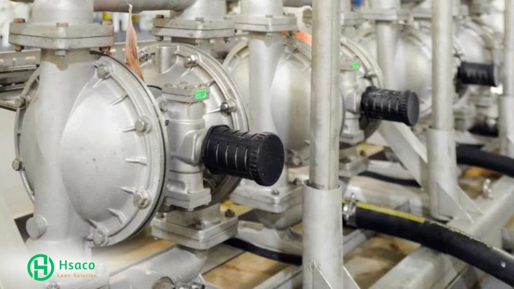 Lắp đặt bơm màng khí nén