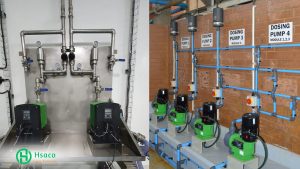 Ứng dụng bơm định lượng châm hóa chất