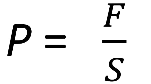 Công thức tính áp suất chất rắn