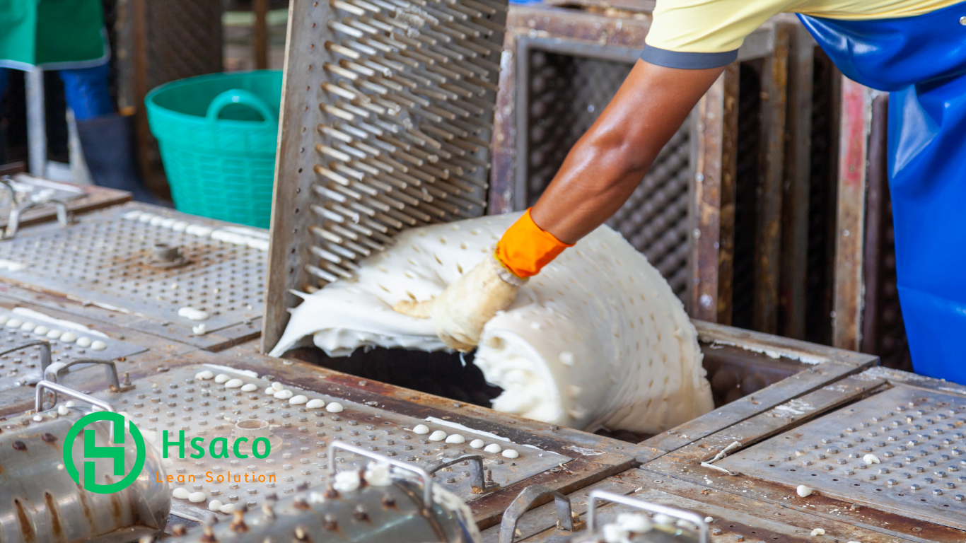 Ứng dụng các loại máy bơm mủ cao su trong quy trình chế biến và sản xuất Sản phẩm từ cao su