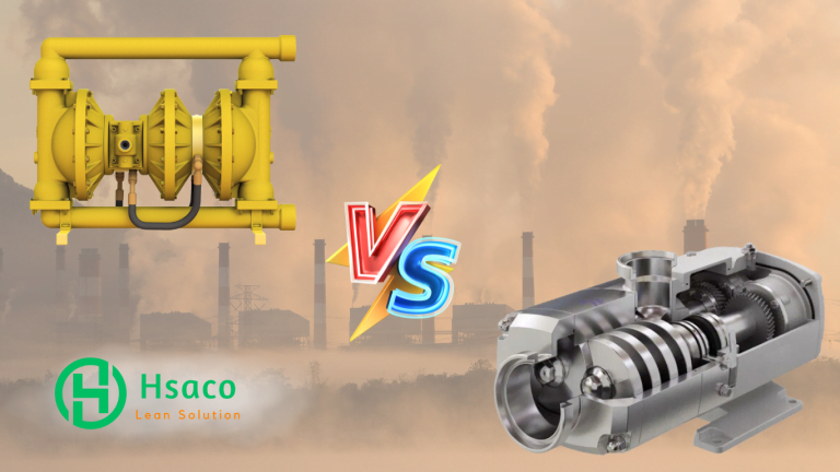 So sánh bơm màng khí nén và bơm trục vít - chọn bơm nào?