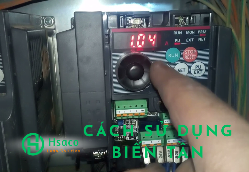 Cách sử dụng biến tần