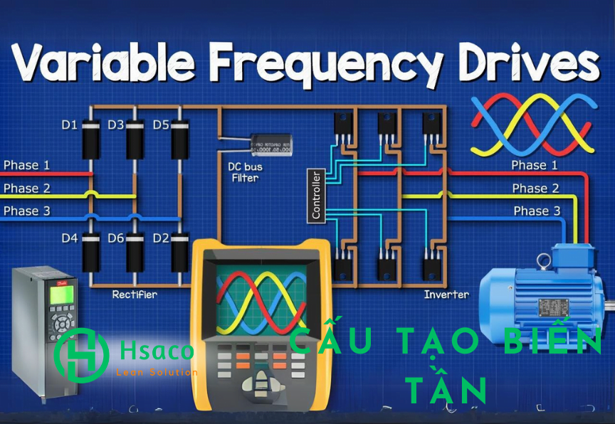 Cấu tạo của biến tần