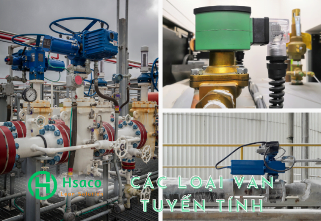 Các loại van tuyến tính thường gặp