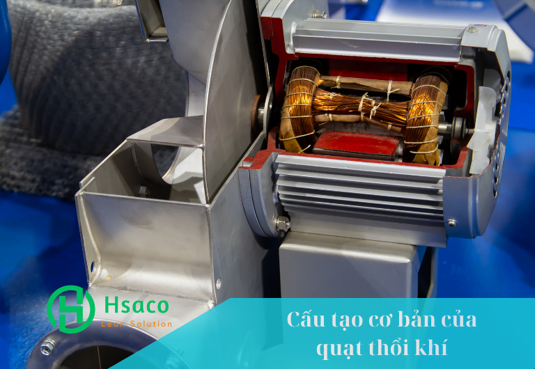 Cấu tạo cơ bản của quạt thổi khí