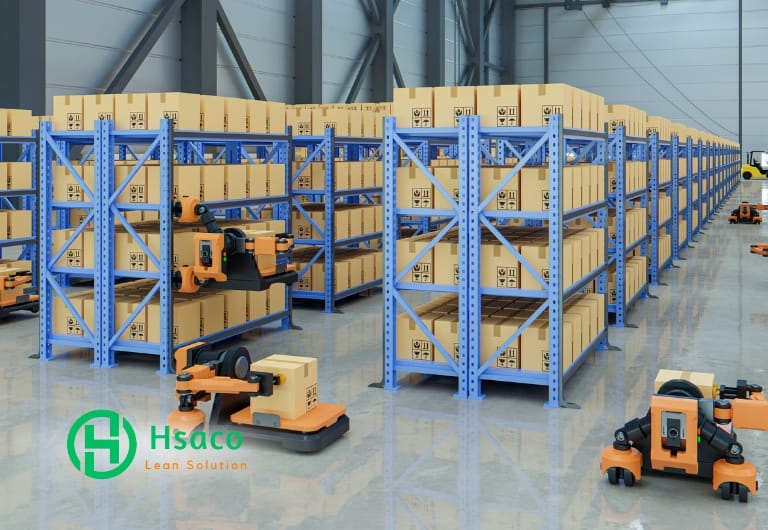 Cobots tham gia vận chuyển hàng hoá